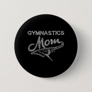 Gymnastics Mum Cute Support Women Dancing 6 Cm Round Badge
