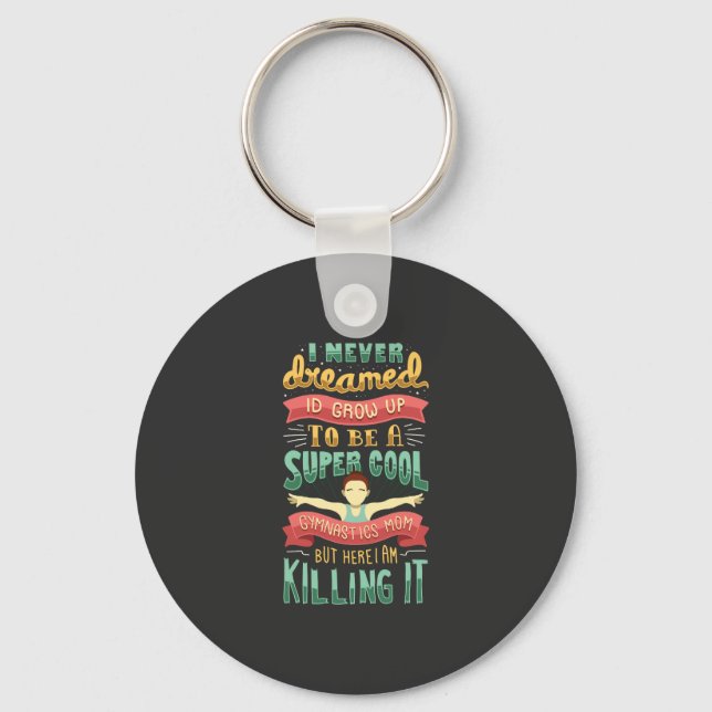 Gymnastics Mum Key Ring (Front)