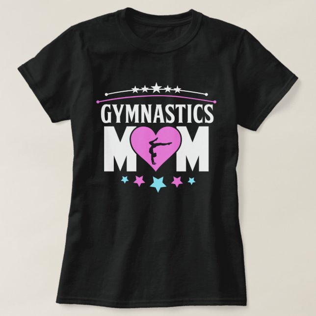 Gymnastics Mum T-Shirt (Design Front)