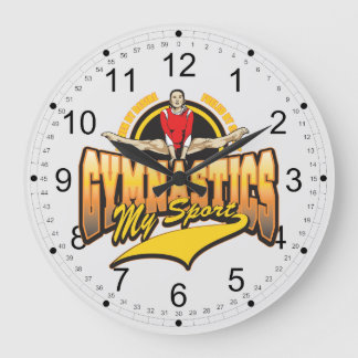 Gymnastics My Sport Large Clock