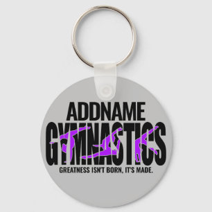 Gymnastics NAME Acrobatic Team Handspring Gymnast  Key Ring