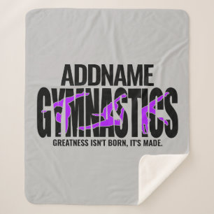 Gymnastics NAME Acrobatic Team Handspring Gymnast  Sherpa Blanket