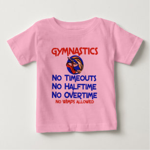 Gymnastics No Wimps Baby T-Shirt