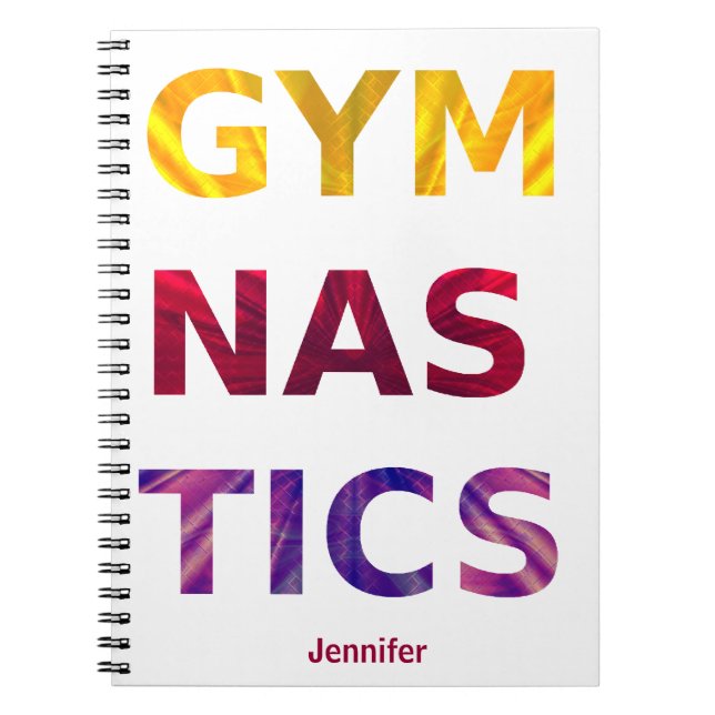 Gymnastics Notebook (Front)