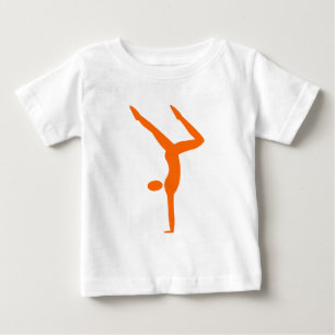Gymnastics - Orange Baby T-Shirt