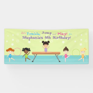 Gymnastics Party Banner