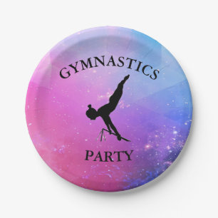 GYMNASTICS PARTY PLATE