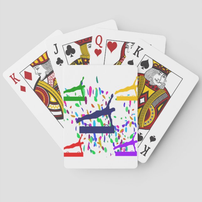 GYMNASTICS PLAYING CARDS (Back)