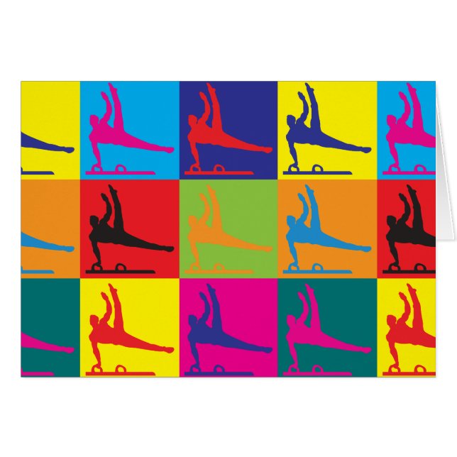 Gymnastics Pop Art (Front Horizontal)