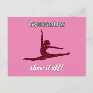 Gymnastics Postcard for Girls who love Gymnastics!