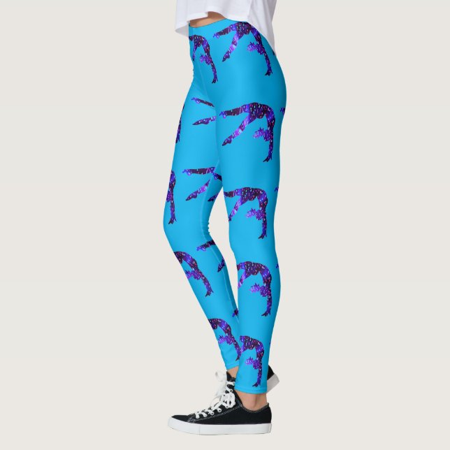 Gymnastics Power Tumbling Leggings (Left)