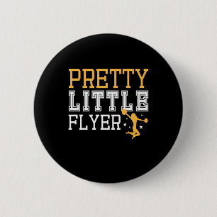 Gymnastics Pretty Little Flyer 6 Cm Round Badge