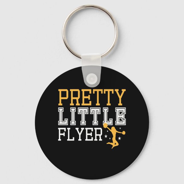 Gymnastics Pretty Little Flyer Key Ring (Front)