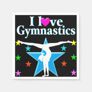 GYMNASTICS PRINCESS NAPKIN
