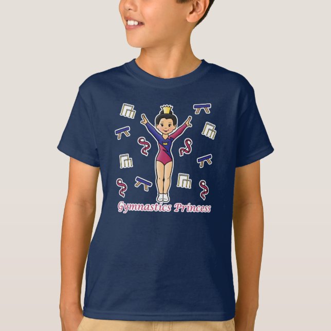 Gymnastics Princess T-Shirt (Front)