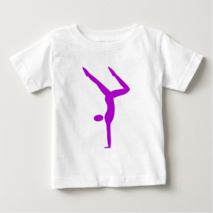 Gymnastics - Purple Baby T-Shirt