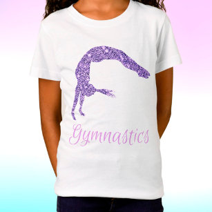 Gymnastics Purple Lilac Shimmer T-Shirt