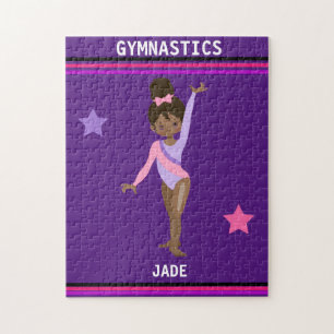GYMNASTICS PUZZLE FOR GIRLS PERSONALIZED