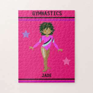 GYMNASTICS PUZZLE FOR GIRLS PERSONALIZED