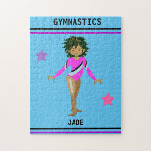 GYMNASTICS PUZZLE FOR GIRLS PERSONALIZED