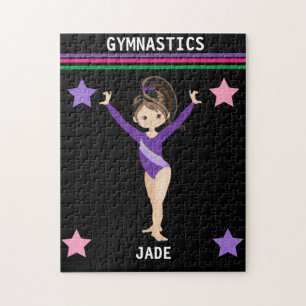 GYMNASTICS PUZZLE FOR GIRLS PERSONALIZED.