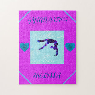 GYMNASTICS puzzle personalised.