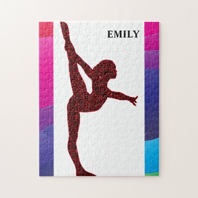 GYMNASTICS PUZZLE PERSONALIZED! (Vertical)