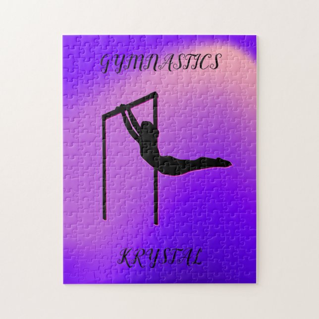 GYMNASTICS PUZZLE PERSONALIZED! (Vertical)