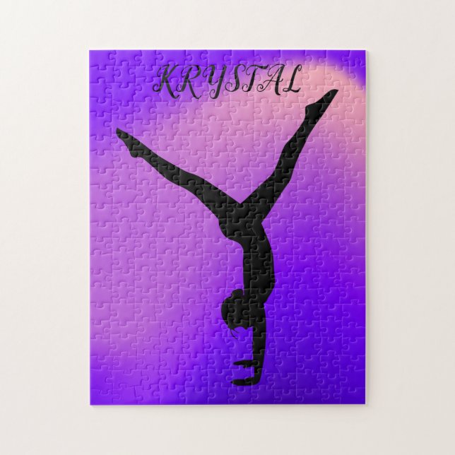 GYMNASTICS PUZZLE PERSONALIZED! (Vertical)
