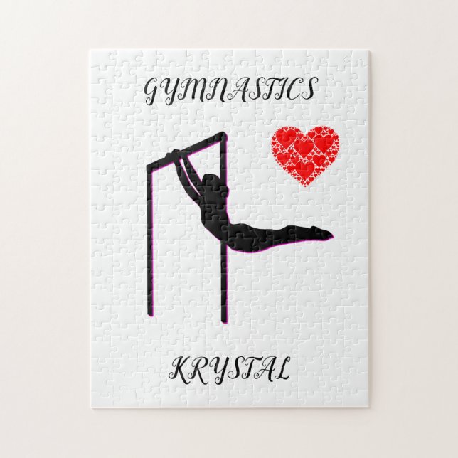 GYMNASTICS PUZZLE PERSONALIZED! (Vertical)