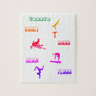 Gymnastics Puzzle - Vault, Bars, Beam, Floor