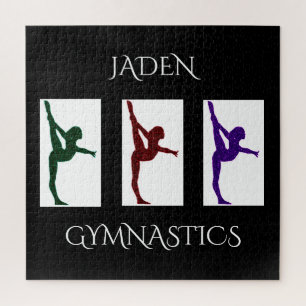 Gymnastics Puzzle w/ Name
