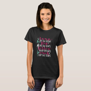 Gymnastics Quote Girl Gymnast Flip Off The Bar T-Shirt
