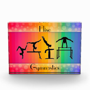 Gymnastics Rainbow w/ Girls Gymnastics Events Photo Block