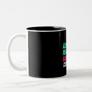 Gymnastics Ready For A Handstand Contest Two-Tone Coffee Mug