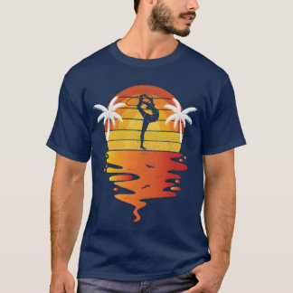 Gymnastics retro sunset 70s vintage Gymnasticsee f T-Shirt