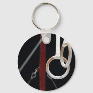 Gymnastics rings key ring