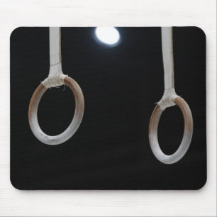 Gymnastics rings mouse pad