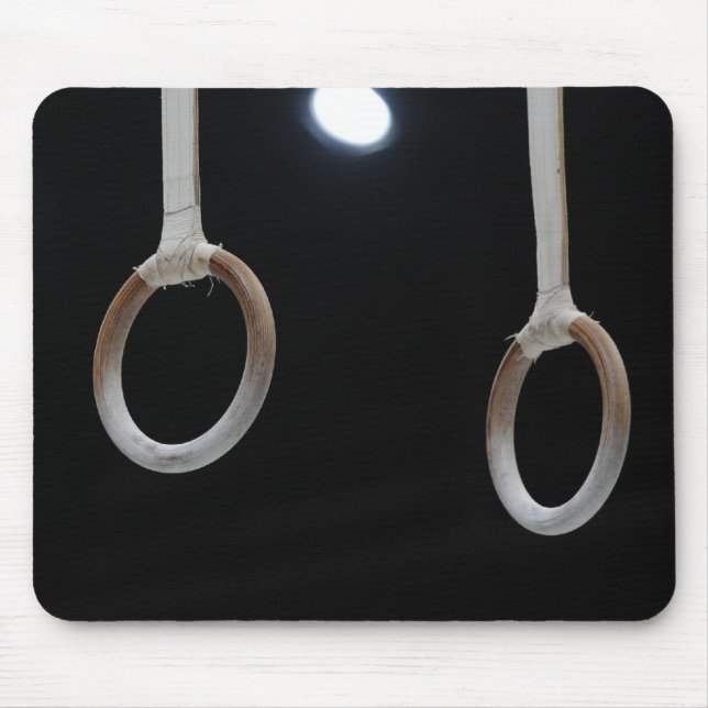 Gymnastics rings mouse pad (Front)