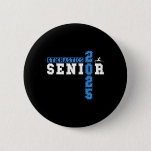 Gymnastics Senior Night Gymnastics Senior 2025 Gra 6 Cm Round Badge