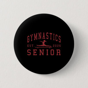 Gymnastics Senior Night Gymnastics Senior 2026 Gra 6 Cm Round Badge