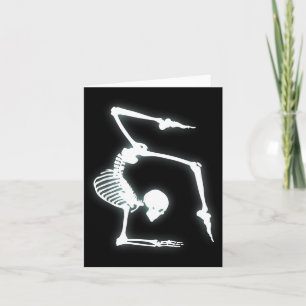 Gymnastics Shirts Funny Skeleton Costume For Card