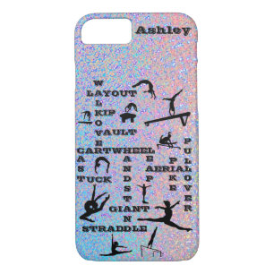 Gymnastics Skills Crosswords Hologram iPhone 8/7 Case