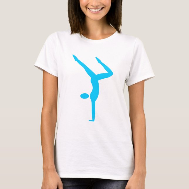 Gymnastics - Sky Blue T-Shirt (Front)