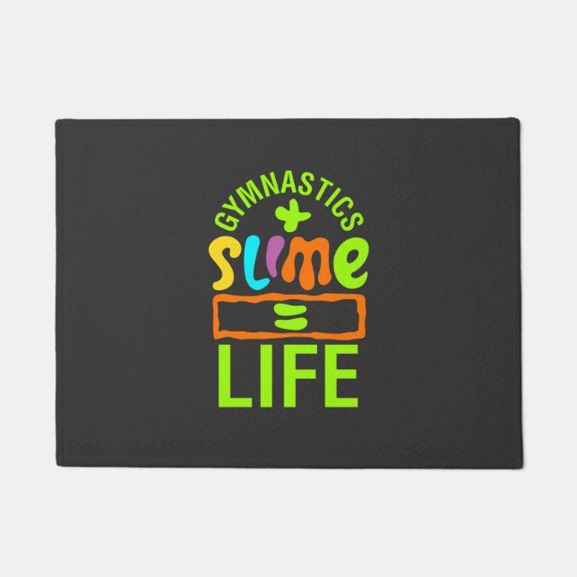 Gymnastics & Slime Doormat (Front)