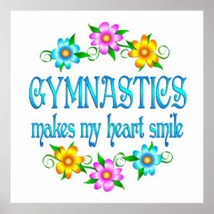 Gymnastics Smiles Poster