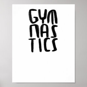 Gymnastics Sticker Poster