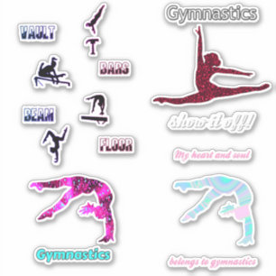 Gymnastics Stickers for Girls