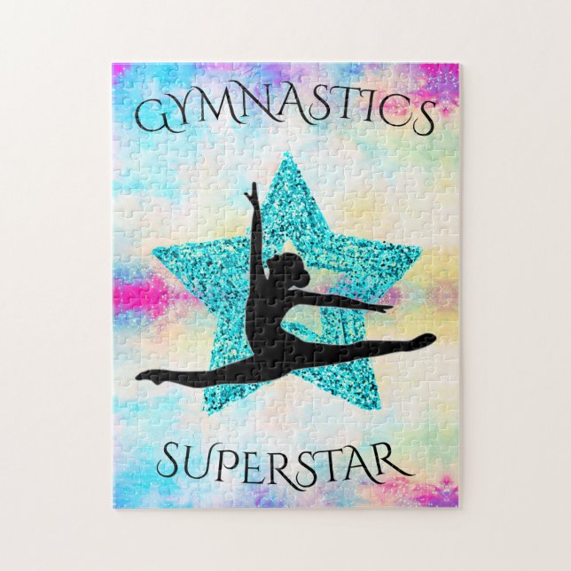 Gymnastics Superstar Puzzle (Vertical)