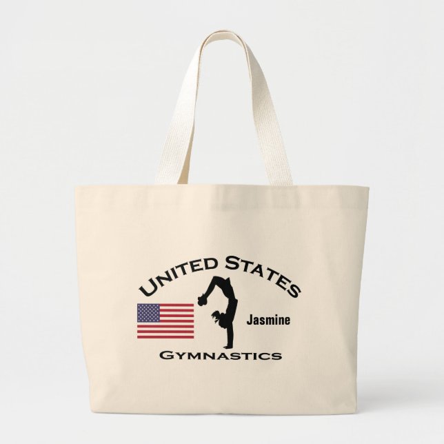 Gymnastics Tote Bag (Front)